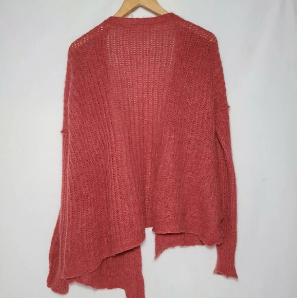 Free People Alpaca Cardigan Sweater Asymmetrical - Picture 2 of 3